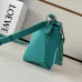 Loewe Puzzle Mini Bag - Turquoise Leather, Geometric Design, Top Handle, Luxury Handbag for Women with Brand Tag #A56885