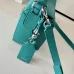 Loewe Puzzle Mini Bag - Turquoise Leather, Geometric Design, Top Handle, Luxury Handbag for Women with Brand Tag #A56885