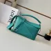 Loewe Puzzle Mini Bag - Turquoise Leather, Geometric Design, Top Handle, Luxury Handbag for Women with Brand Tag #A56885