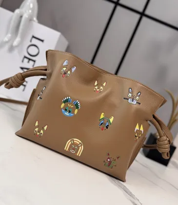 Loewe x Louis Wain Flamenco Nappa Leather Bag 23x18x9cm #A63862 Loewe x Louis Wain Flamenco Nappa Leather Bag 23x18x9cm #A63862