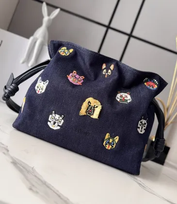 Loewe x Louis Wain Flamenco Nappa Leather Bag 23x18x9cm #A63864 Loewe x Louis Wain Flamenco Nappa Leather Bag 23x18x9cm #A63864