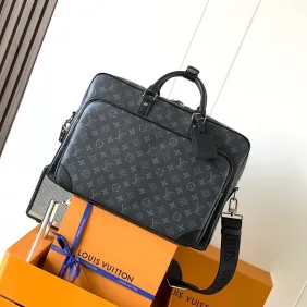 LV Damier Eclipse Weekender Briefcase M11512 L46xW31xD18cm #A67207