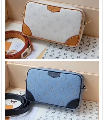 Louis Vuitton Monogram Canvas Crossbody Bags in Dual - Tone Color Schemes size:13×6.5×20cm #A53901 Louis Vuitton Monogram Canvas Crossbody Bags in Dual - Tone Color Schemes size:13×6.5×20cm #A53901