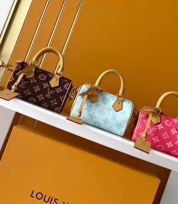 LV Monogram Nano Speedy Mini Bag M27610 L16xH10xD7.5cm #A67216