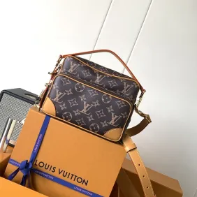LV Monogram Nil Mini Crossbody Bag M14025 L25xW17xH11cm #A67205