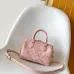 LV Pink Mahina Speedy Soft 20 Mini M28502 L20.5xH13xD12cm #A67215