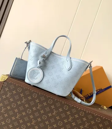LV Sky Blue Mahina Mini Blossom Tote M29375 W20xH20xL12cm #A67195