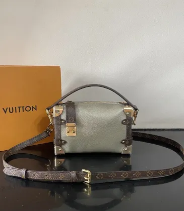 LV Small Side Trunk S-lock Hard Case Shoulder Handbag M2A265 #A66548