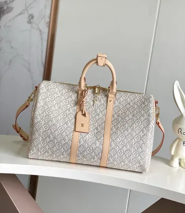 LV White CarryAll 45 Tote M45 L45xH27xD20cm #A67208