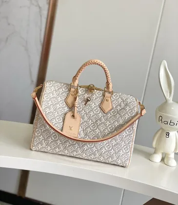 LV White Empreinte Speedy Soft 30 M4869z L30xH21xD17cm #A67201