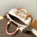 LV White Monogram Speedy 18 Mini Bag M4625z L13.5xH8cm #A67203