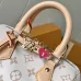 LV White Monogram Speedy 18 Mini Bag M4625z L13.5xH8cm #A67203
