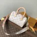 LV White Monogram Speedy 18 Mini Bag M4625z L13.5xH8cm #A67203