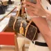 Louis Vuitton Monogram Canvas Cylinder Bag - Luxury Top-Handle Handbag with Gold-Tone Lock &amp; Signature Hardware M47031 #A58357
