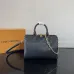 Louis Vuitton Speedy Bandoulière Mini (3 Colors) – White/Dark Brown/Black Monogram Empreinte Leather with Chain Strap #A59172