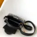 Louis Vuitton Women's Black Grained Leather Handbag with Crystal Embellishments &amp; Signature LV Logo M25934 #A57318