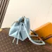 LV Light Blue Mahina Anytime Bucket M28885 W19xH22xL14cm #A67198