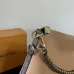 Louis Vuitton Coussin Hobo Bag – Beige Grained Leather with Two-Tone Chain &amp; Monogram Strap #A59171