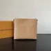 Louis Vuitton Coussin Hobo Bag – Beige Grained Leather with Two-Tone Chain &amp; Monogram Strap #A59171
