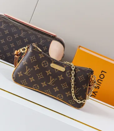 Louis Vuitton Liv Pochette Handbag (M83008) - Monogram Canvas, Detachable Chain/Strap, 24.5×13.5×6.5cm #A60000 Louis Vuitton Liv Pochette Handbag (M83008) - Monogram Canvas, Detachable Chain/Strap, 24.5×13.5×6.5cm #A60000