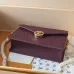 Louis Vuitton Mylockme Chain Wallet (3 Colors) – Burgundy/Black/Light Gray Monogram Empreinte Leather with Signature LV Lock #A59175