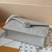 Louis Vuitton Mylockme Chain Wallet (3 Colors) – Burgundy/Black/Light Gray Monogram Empreinte Leather with Signature LV Lock #A59175