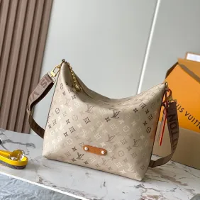 Brand L White Monogram Vagabond Large Hobo Bag M26931 #A66546
