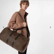 Louis Vuitton 1:1 original Quality Keepall Monogram travel bag 55cm #999934968 Louis Vuitton 1:1 original Quality Keepall Monogram travel bag 55cm #999934968
