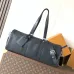 Louis Vuitton Black Calfskin Needle Duffle Bag M28000 #A66141