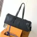 Louis Vuitton Black Calfskin Needle Duffle Bag M28000 #A66141