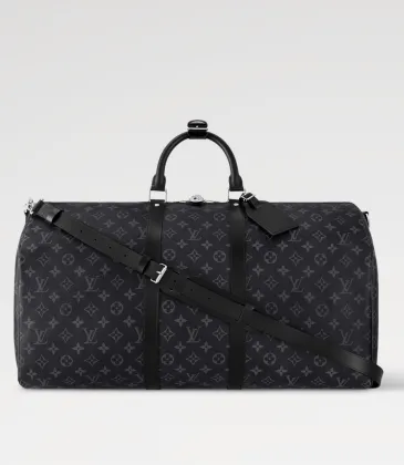 Louis Vuitton Travel bag keepall bandouliere 55 monogram eclipse #A60171 Louis Vuitton Travel bag keepall bandouliere 55 monogram eclipse #A60171