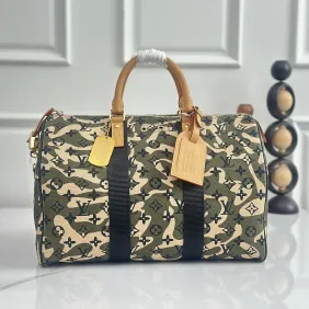 Unisex LV Camo Canvas Travel Handbag M95773 #A66139