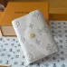 LV M28249 Compact Short Wallet | Monogram Embossed Leather | Green &amp; Cream #A60908