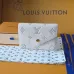 LV M28249 Compact Short Wallet | Monogram Embossed Leather | Green &amp; Cream #A60908