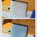 Louis Vuitton M14691 Chip Version Wallet - White/Blue Pattern (Chip-Enabled) #A59475