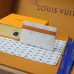 Louis Vuitton M14766 Chip Version Card Holder - Light Blue &amp; White #A59465