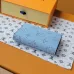 Louis Vuitton M14817 Chip Version Card Holder - White &amp; Light Blue #A59466