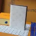 Louis Vuitton M15075 Chip Version Passport Cover - White/Blue Monogram Pattern #A59467