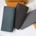 Louis Vuitton M81554 BRAZZA Original Version Wallet - Taiga Leather, Multi-Functional (Size: 10x19x2cm) #A59478