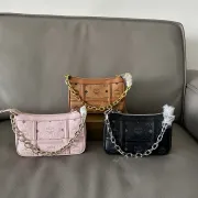 MCM Visetos Nappa Mini Delmy Chain Shoulder Bag Size:12.5x21.0x5.0cm #A49132 MCM Visetos Nappa Mini Delmy Chain Shoulder Bag Size:12.5x21.0x5.0cm #A49132