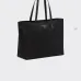 Prada Black Nylon Triangle Logo Work Tote Handbag 1BG052 #A66523