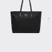 Prada Black Nylon Triangle Logo Work Tote Handbag 1BG052 #A66523