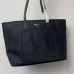Prada Black Nylon Triangle Logo Work Tote Handbag 1BG052 #A66523