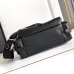 Prada Cahier Messenger Bag (2 Colors) – Burgundy/Black Leather with Gold-Tone Triangle Logo &amp; Buckle Hardware #A59179
