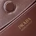 Prada Cleo Shoulder Bag (4 Colors) – Brown/Navy/Black/White Saffiano Leather with Gold-Tone Chain Strap #A59176
