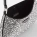Prada Full Diamond Shoulder Crossbody Mini Handbag 1BC169 #A66524