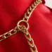 Prada Re-Edition Bucket Bag (4 Colors) – Red/Black/White/Brown Fabric with Gold-Tone Chain &amp; Triangle Logo #A59177