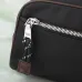 Prada Re-Nylon Pouch with Leather Trim 22x12.5x11cm #A63867
