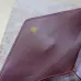 SAINT LAURENT Cassandra Envelope Clutch – Burgundy Smooth Leather with Gold YSL Logo (Detachable Chain Strap) #A58784