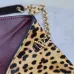 SAINT LAURENT Cassandra Envelope Crossbody Clutch – Leopard-Print Haircalf with Gold YSL Logo (Detachable Chain Strap) #A58783